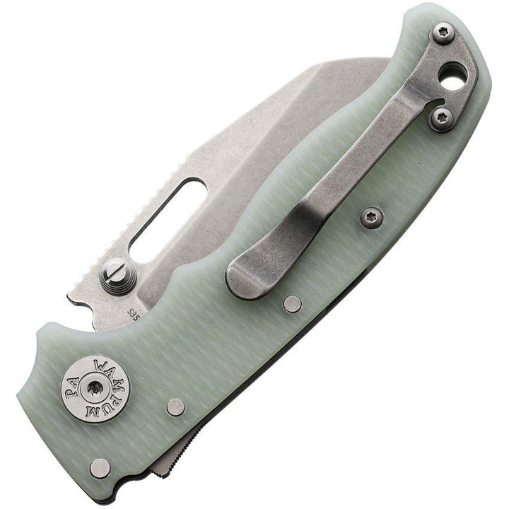 Demko AD 20.5 Shark-Lock Jade G10 Stonewash Shark Foot S35VN - Knives.mx