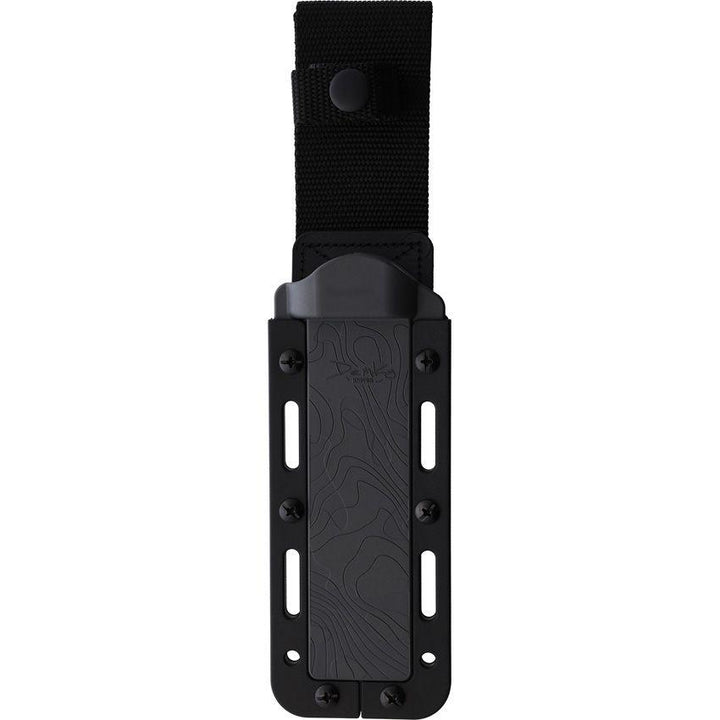 Demko FreeReign Tanto Black Checkered Rubber Satin Tanto AUS-10A - Knives.mx