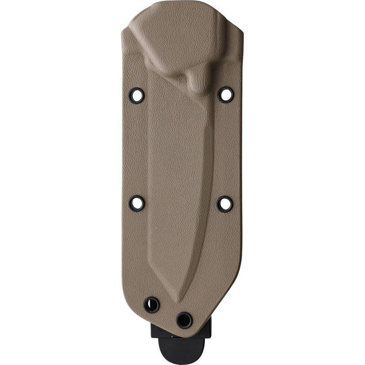 Extrema Ratio Glauca J1 Linerlock Desert Tan Anodized Aluminum Black Tanto Bohler N690 - Knives.mx