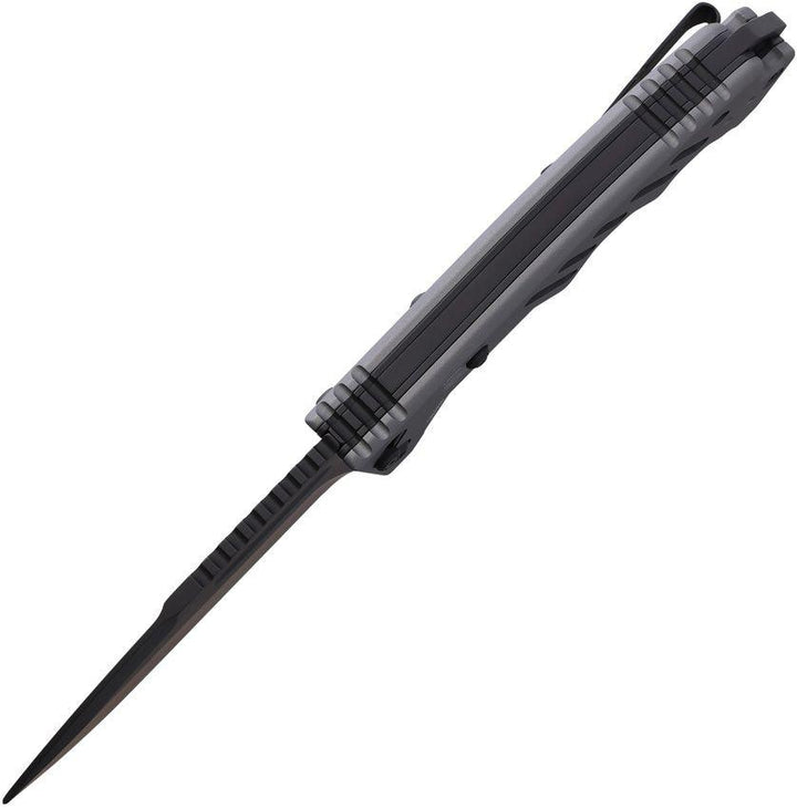 Extrema Ratio RAO C Crossbar Lock Gray Anodized Aluminum MIL-C-13924 Burnished Bohler N690 - Knives.mx