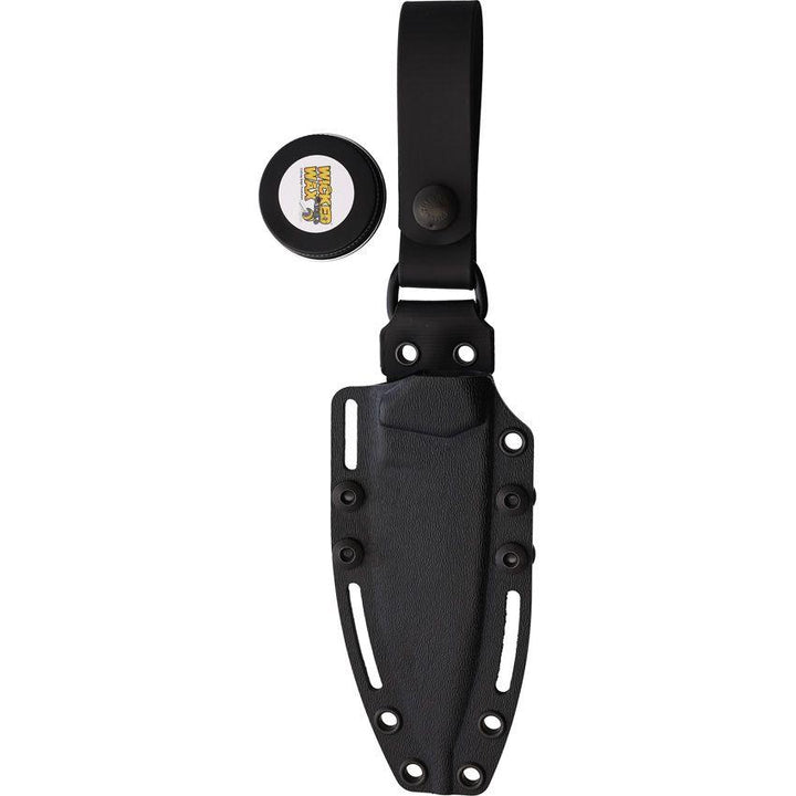 Fobos Knives Cacula Fixed Blade Natural Micarta Black Liners Tumbled CPM S35VN - Knives.mx