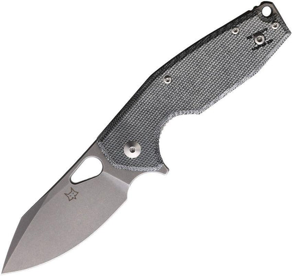 Fox Yaru Linerlock Black Micarta Stonewash Bohler M390 - Knives.mx