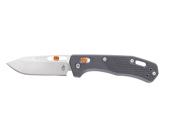 Gerber Assert Pivot Lock Gray GRN Stonewash S30V - Knives.mx