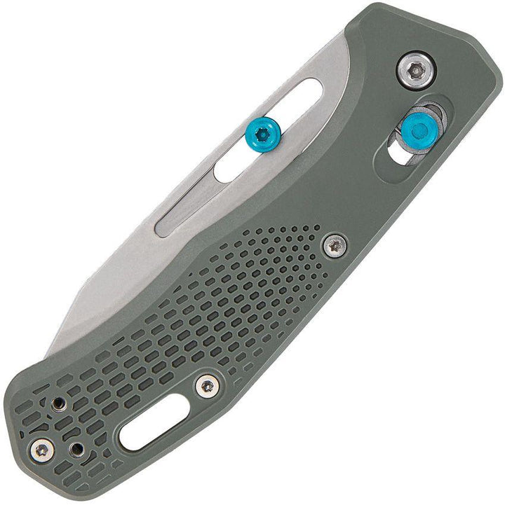 Gerber Assert Pivot Lock Green GRN Stonewash S30V - Knives.mx