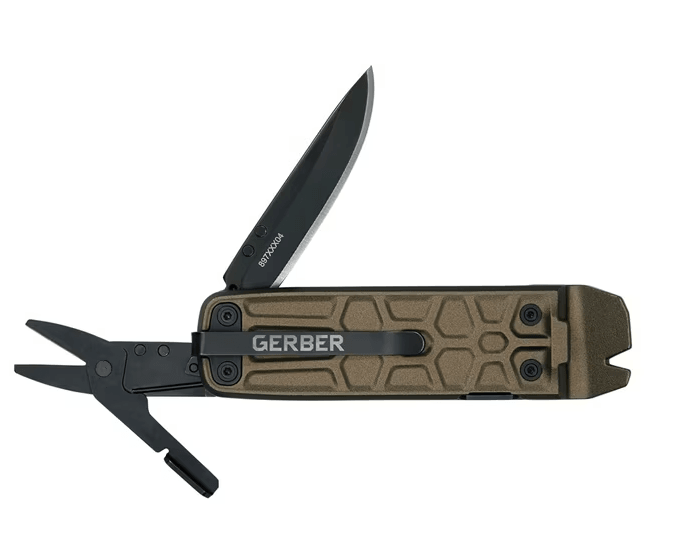 Gerber Lockdown Slim Multi Tool Bronze Aluminum - Knives.mx