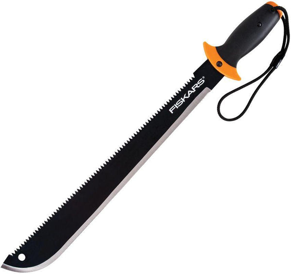 Gerber Machete Black & Orange Softgrip Sawback 18" - Knives.mx