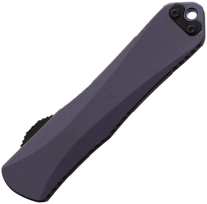 Heretic Knives Auto Manticore E OTF Gray Aluminum Black DLC Coated Tanto CPM MagnaCut - Knives.mx