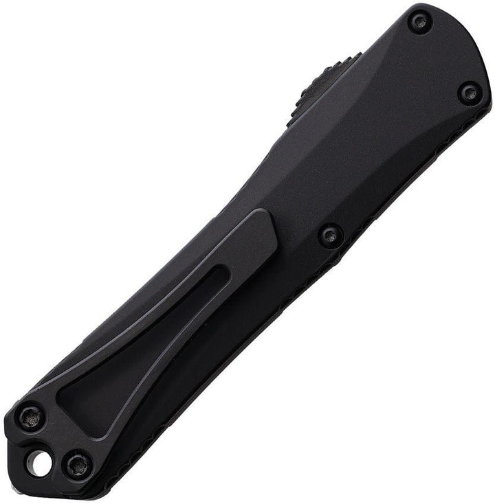 Heretic Knives Auto Maticore S Blackout DLC Coated Tanto CPM MagnaCut - Knives.mx