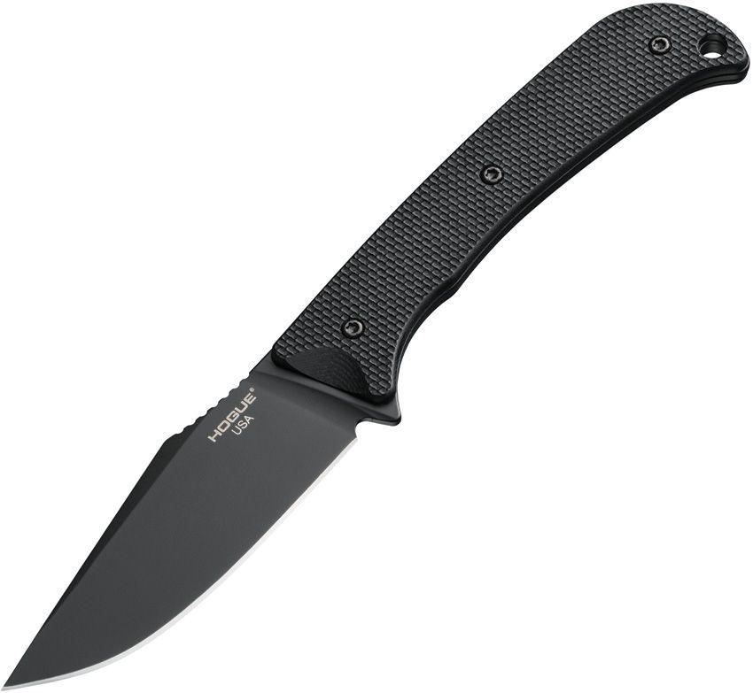 Hogue Extrak Fixed Blade Black G10 Cerakote Clip Point CPM-M4 - Knives.mx