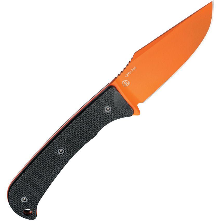 Hogue Extrak Fixed Blade Orange G10 Cerakote Clip Point CPM-M4 - Knives.mx