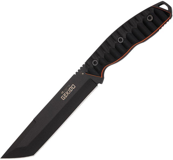 Hydra Knives Gekido Fixed Blade Black G10 Powder Coated Sleipner - Knives.mx