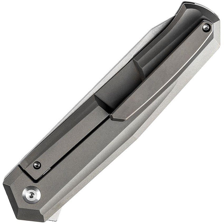 Kansept Knives Integra Framelock Bronze Anodized Titanium Stonewash Bohler M390 - Knives.mx