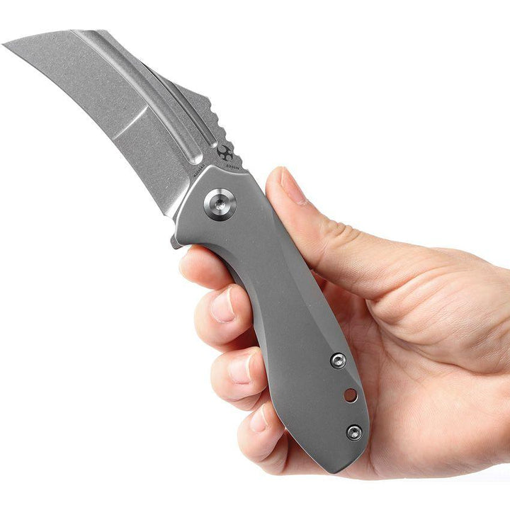 Kansept Knives KTC3 Linerlock BB Titanium Stonewash CPM S35VN - Knives.mx