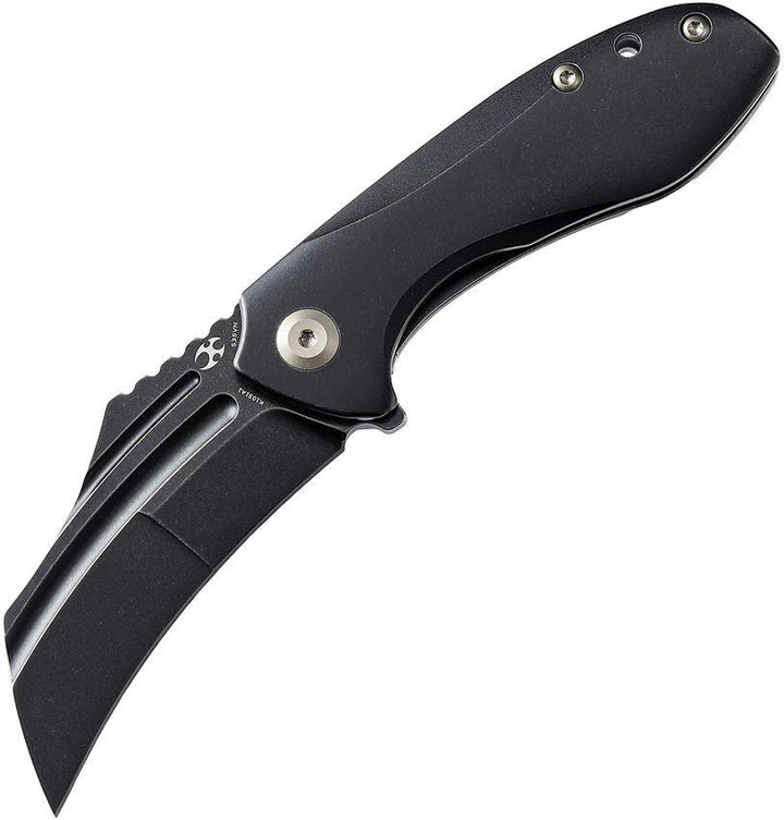 Kansept Knives KTC3 Linerlock Black Titanium Stonewash CPM S35VN - Knives.mx