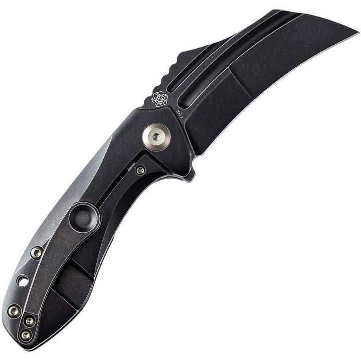 Kansept Knives KTC3 Linerlock Black Titanium Stonewash CPM S35VN - Knives.mx