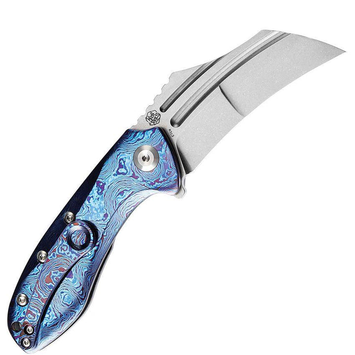 Kansept Knives KTC3 Linerlock Timascus Stonewash CPM S35VN - Knives.mx
