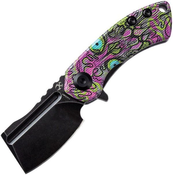 Kansept Knives Mini Korvid Linerlock Undead G10 Black Stonewash 154CM - Knives.mx