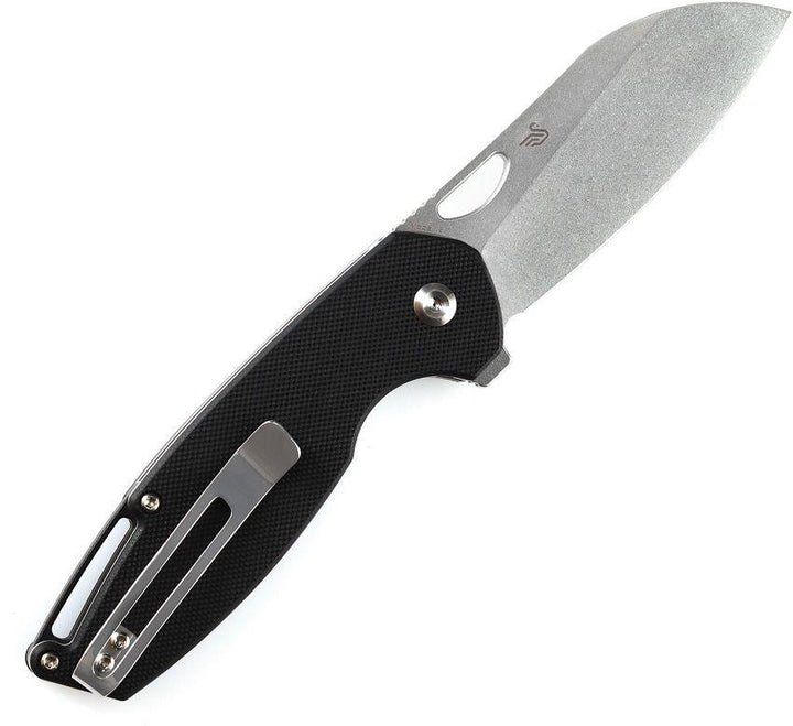 Kansept Knives Model 6 Linerlock Black G10 Stonewash Wharncliffe 154CM - Knives.mx