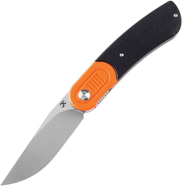 Kansept Knives Reverie Linerlock Blk/Orange G10 Black Stonewash 154CM - Knives.mx