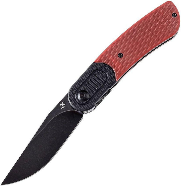 Kansept Knives Reverie Linerlock Blk/Red G10 Black Stonewash 154CM - Knives.mx