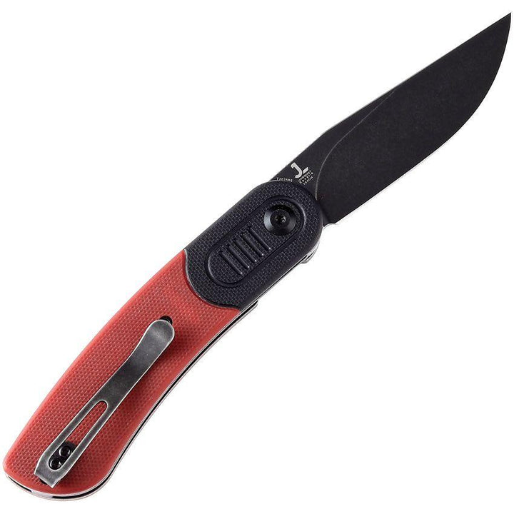 Kansept Knives Reverie Linerlock Blk/Red G10 Black Stonewash 154CM - Knives.mx