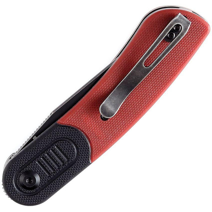 Kansept Knives Reverie Linerlock Blk/Red G10 Black Stonewash 154CM - Knives.mx
