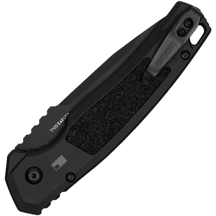 Kershaw Auto Launch 16 Button Lock Black Anodized Aluminum Cerakote CPM M4 - Knives.mx