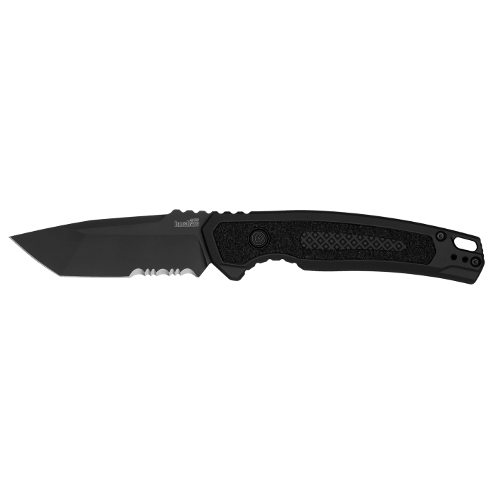 Kershaw Auto Launch 16 Button Lock Black Anodized Aluminum Cerakote CPM M4 - Knives.mx