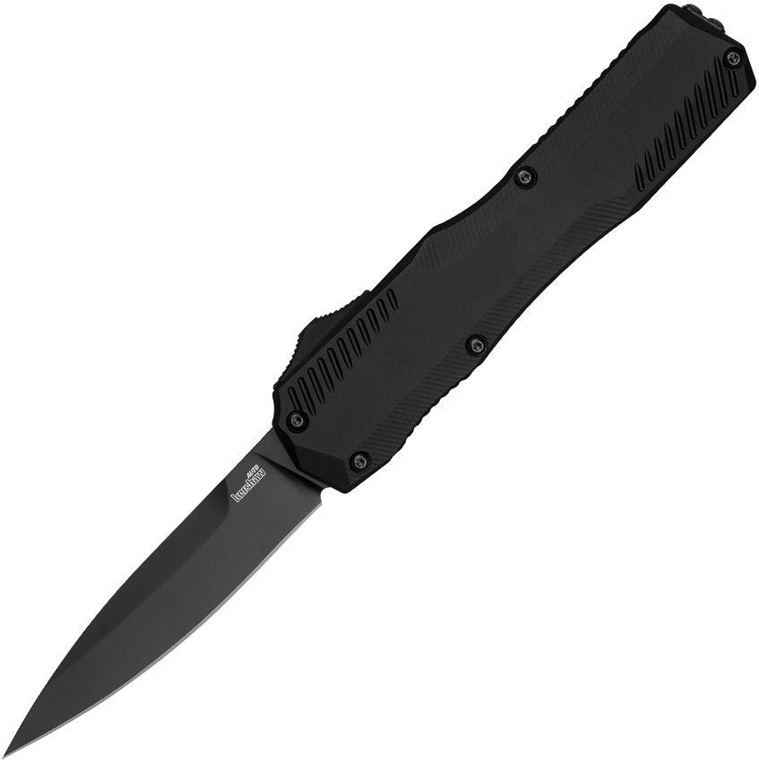 Kershaw Auto Livewire OTF Black Anodized Aluminum DLC CPM-MagnaCut - Knives.mx