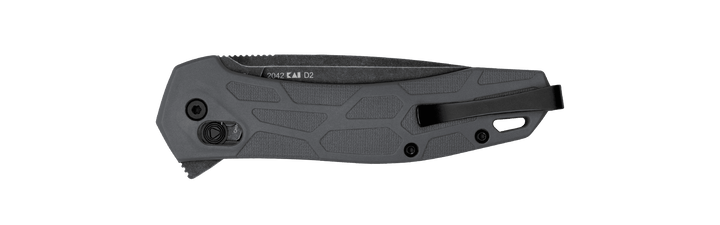 Kershaw Covalent DuraLock Gray GFN BlackWash D2 - Knives.mx