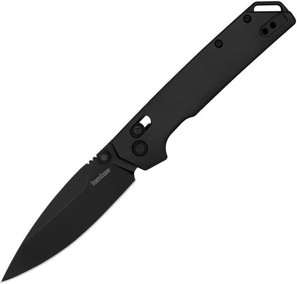 Kershaw Iridium DuraLock Black 6061-T6 Aluminum PVD Coating D2 - Knives.mx