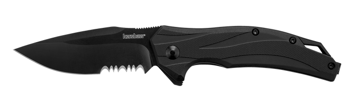 Kershaw Lateral Linerlock A/O Black GFN Black Oxide Coating 8Cr13MoV - Knives.mx