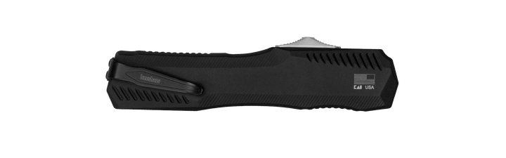 Kershaw Livewire Automatic OTF Black Anodized Aluminum Stonewashed Spear Point CPM 20CV - Knives.mx