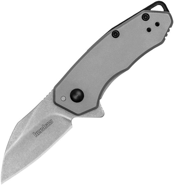 Kershaw Rate Framelock A/O Bead Blast Stainless Stonewash Wharncliffe 8Cr13MoV - Knives.mx