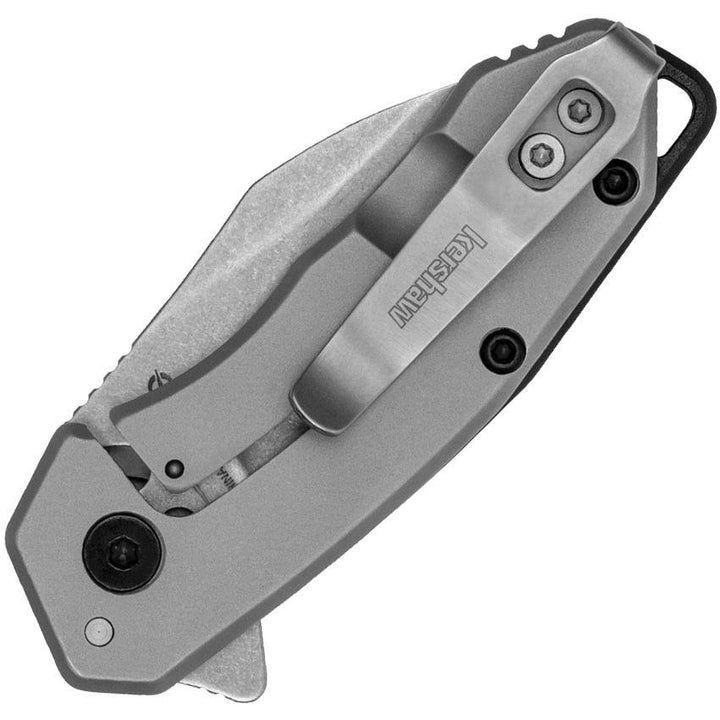 Kershaw Rate Framelock A/O Bead Blast Stainless Stonewash Wharncliffe 8Cr13MoV - Knives.mx