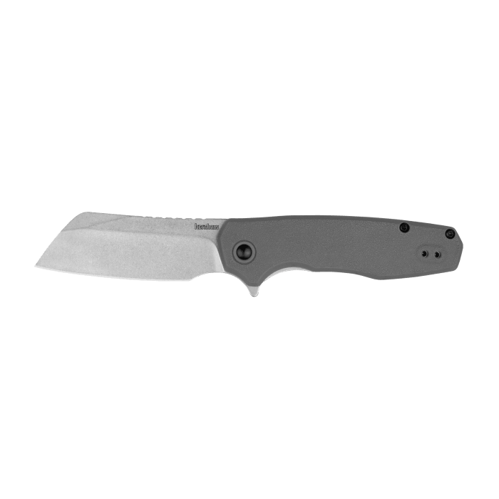 Kershaw Wharf Liner lock Assisted Opening Gray GFN Stonewashed Cleaver 8Cr13MoV - Knives.mx