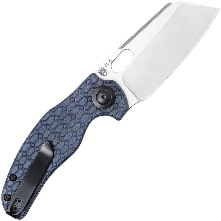 Kizer Cutlery C01C Sheepdog Linerlock Blue Canyon Richlite Satin 154CM - Knives.mx