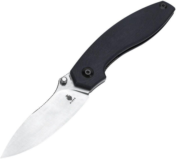 Kizer Cutlery Doberman Linerlock Black G10 Satin 154CM - Knives.mx