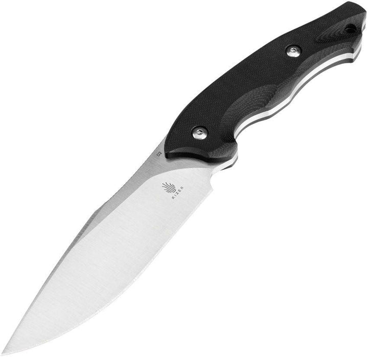 Kizer Cutlery Magara Fixed Blade Black G10 Satin D2 - Knives.mx