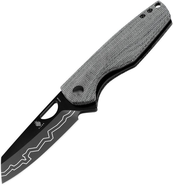 Kizer Cutlery Sparrow Linerlock Black Micarta 154CM - Knives.mx