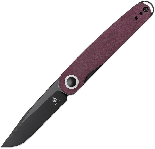 Kizer Cutlery Squidward Linerlock Purple Redstone Black 154CM - Knives.mx