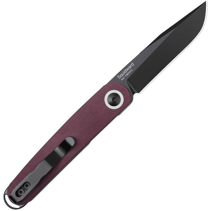 Kizer Cutlery Squidward Linerlock Purple Redstone Black 154CM - Knives.mx