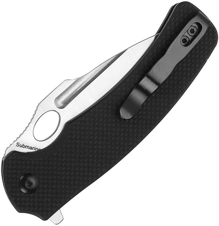 Kizer Cutlery Submarine Linerlock Black G10 Satin 9Cr18MoV - Knives.mx