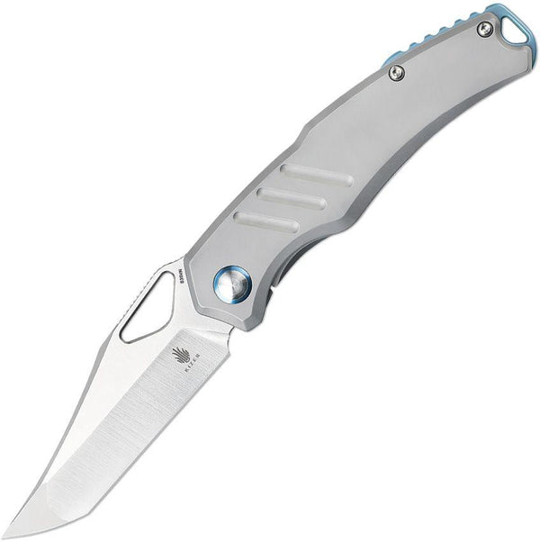 Kizer Cutlery Torngat Framelock Gray Titanium Satin S35VN - Knives.mx