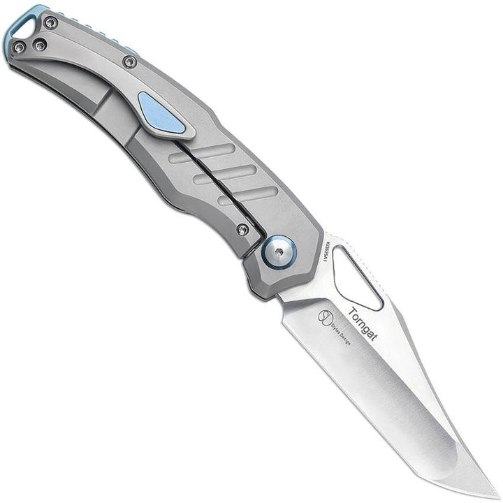 Kizer Cutlery Torngat Framelock Gray Titanium Satin S35VN - Knives.mx