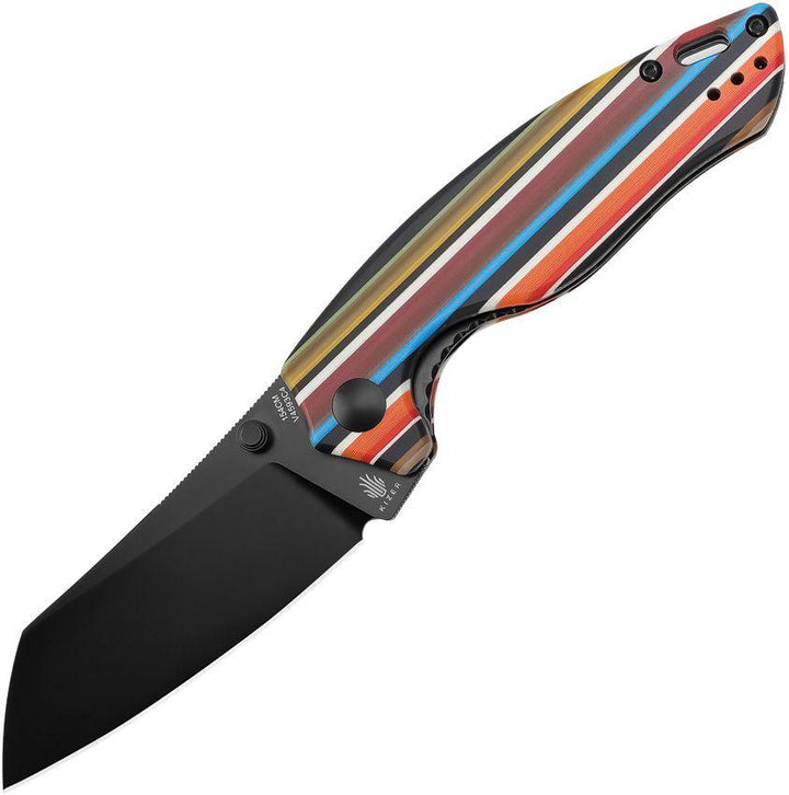 Kizer Cutlery Towser K Linerlock Serape G10 Black 154CM - Knives.mx