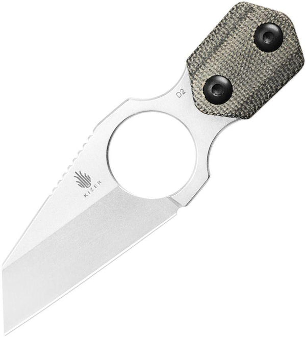 Kizer Cutlery Variable Fixed Blade Wharncliffe Stonewash D2 - Knives.mx