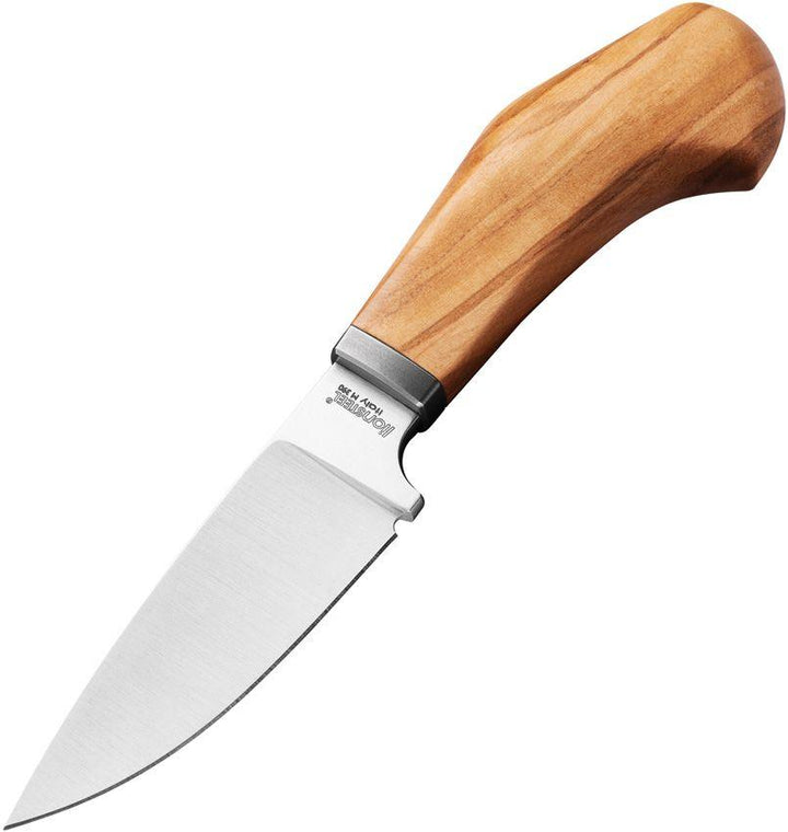 LionSTEEL Willy Fixed Blade Olive Wood Satin Bohler M390 - Knives.mx