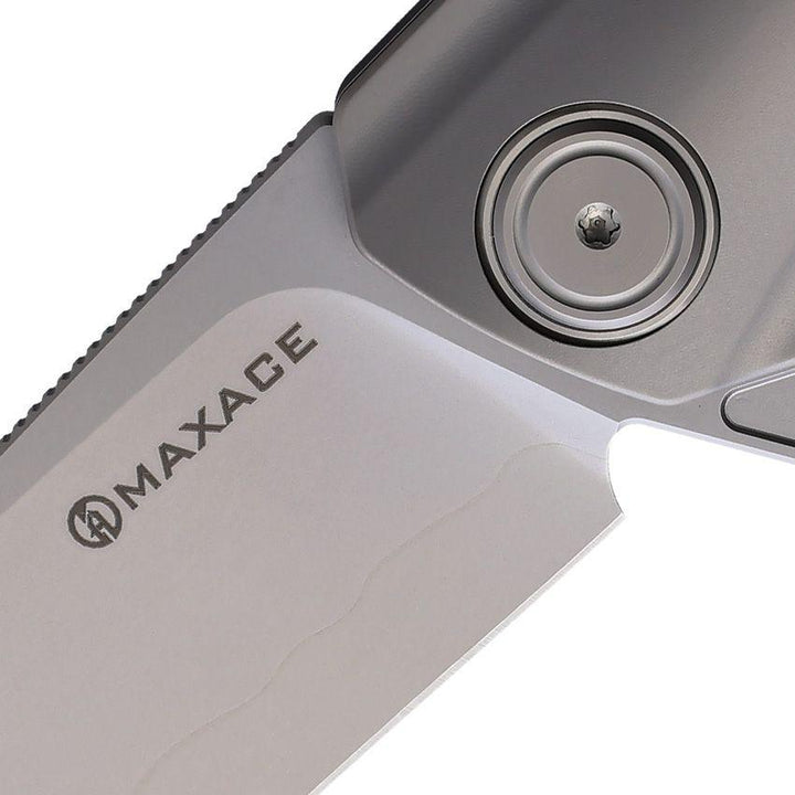 Maxace Mamba Linerlock Red G10 w Titanium Bolsters SLD-Magic - Knives.mx