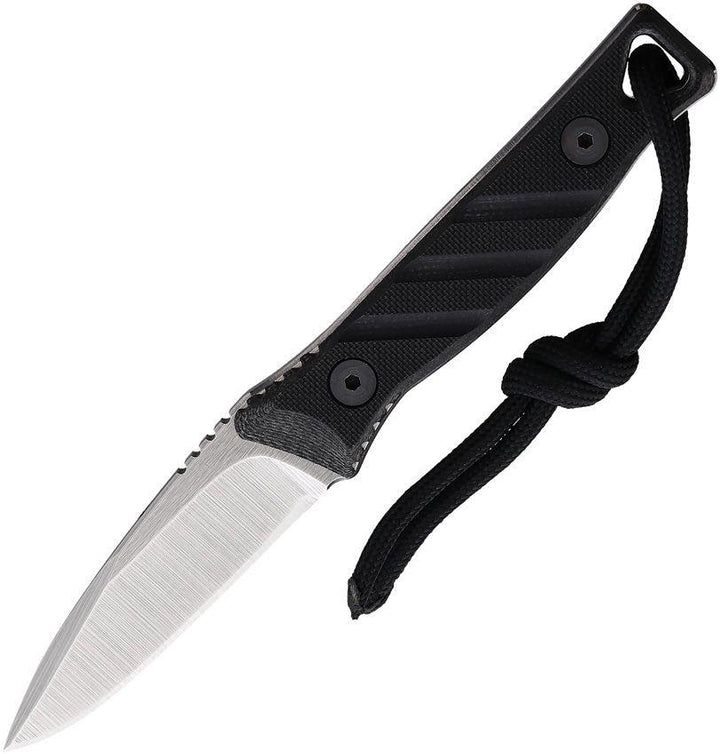 Medford Necromancer Fixed Blade Black G10 Tumbled S35VN - Knives.mx